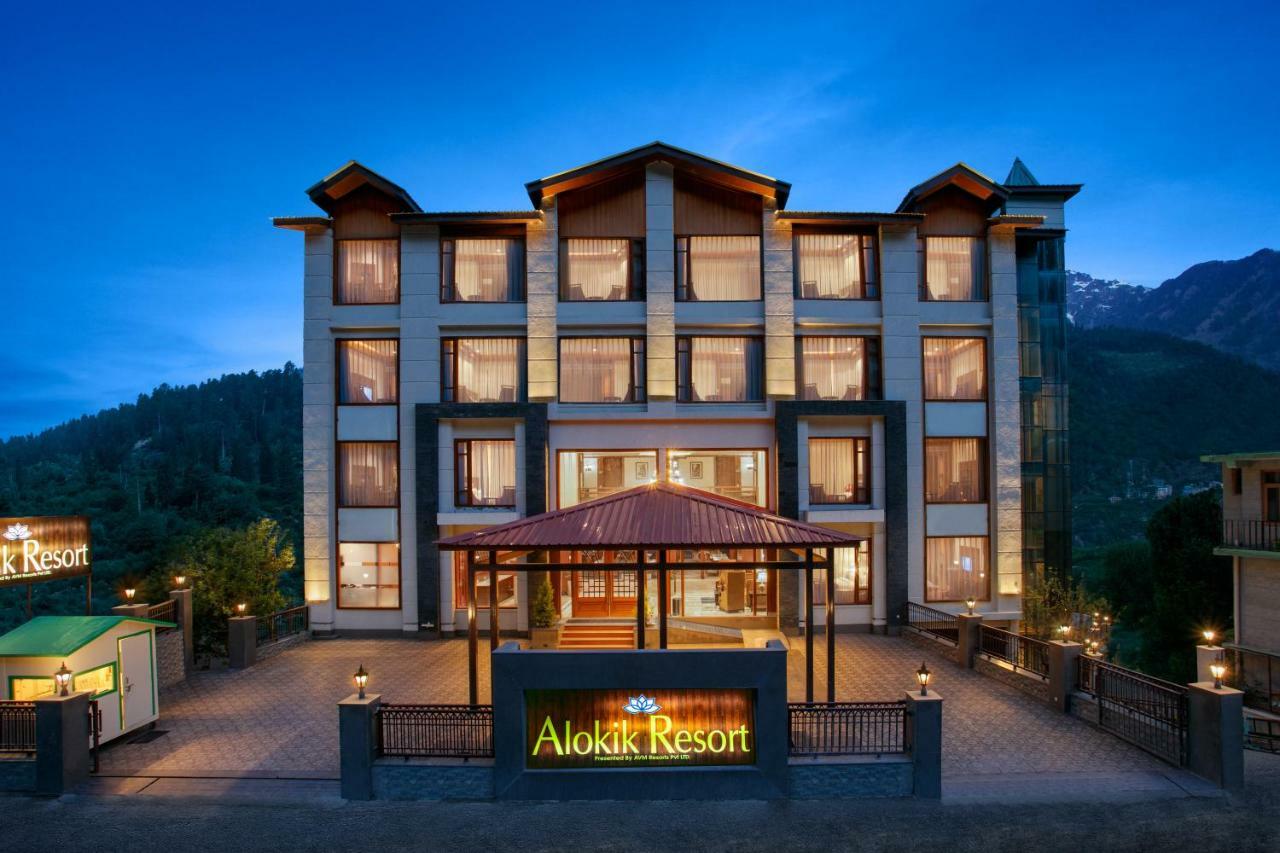 Alokik Resort- Pure Veg Manāli Esterno foto